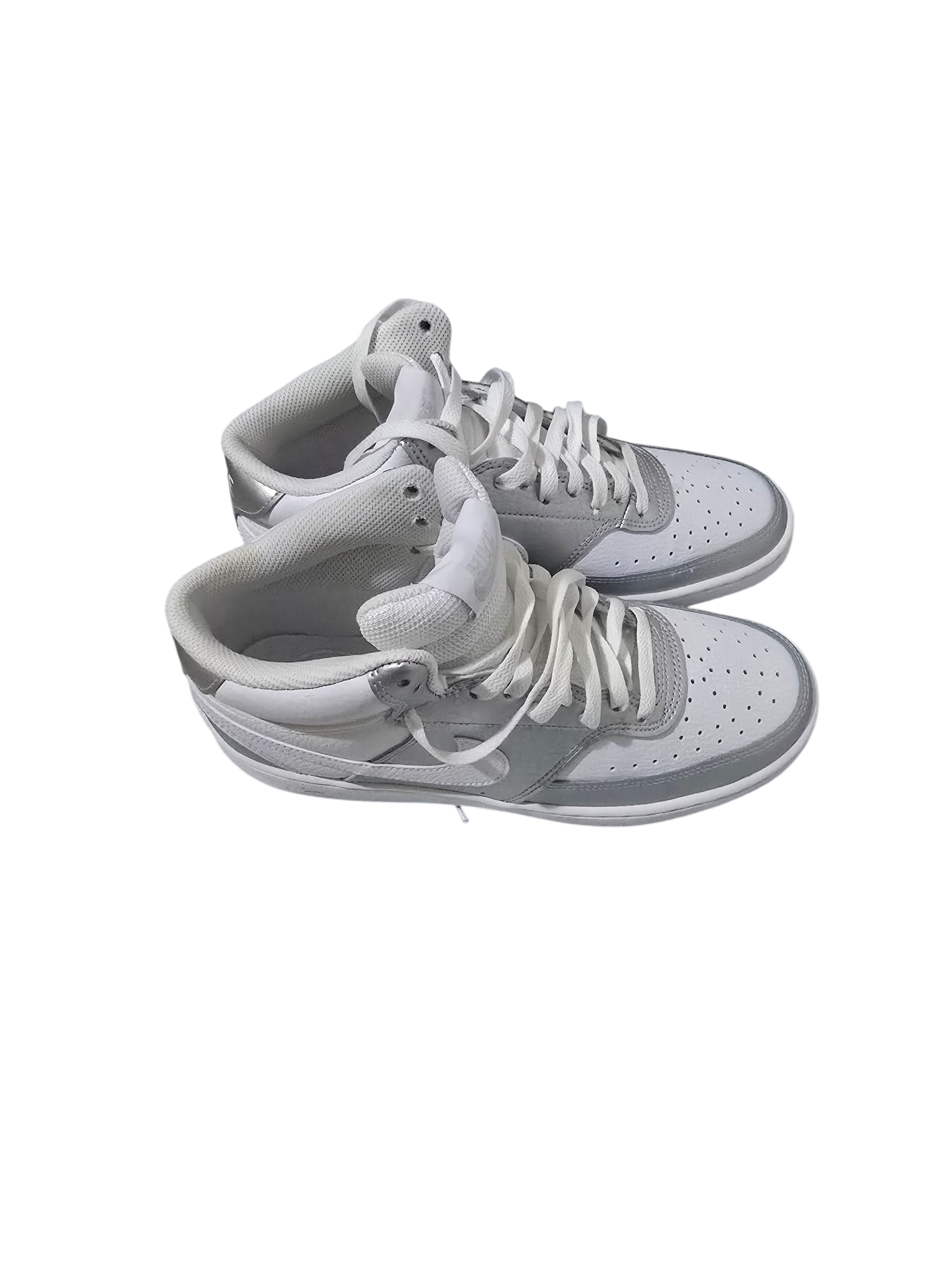 ZAPATILLAS Nike Court Vision Mid – White & Metallic Silver/ NUEVAS SIN ESTRENAR SIN CAJA