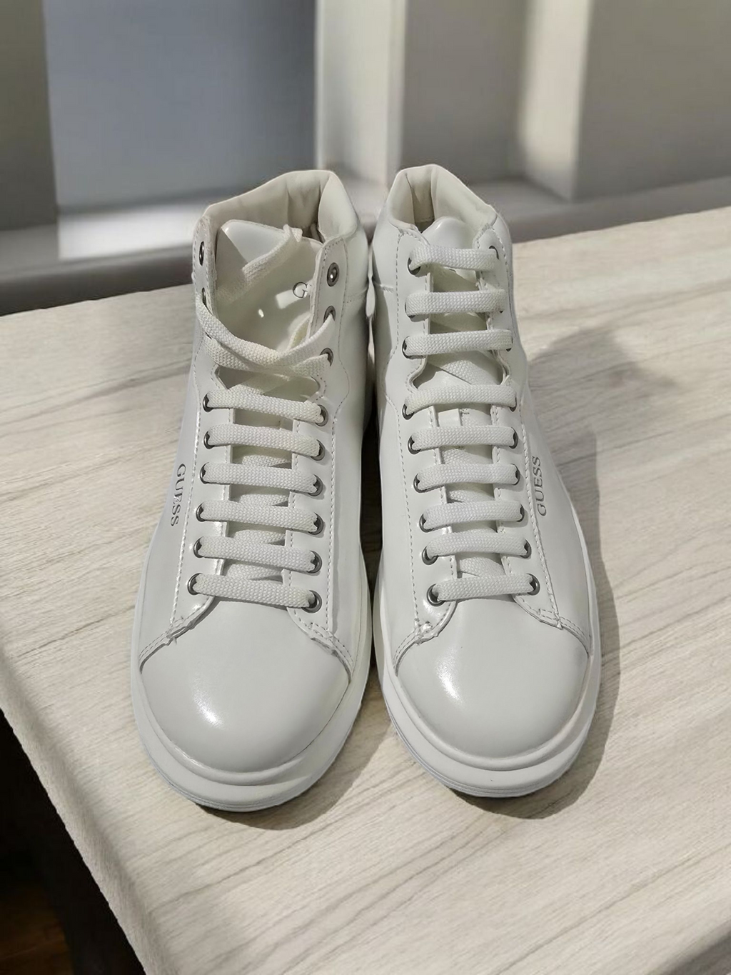 Zapatillas Guess Salerno Mid – White Edition/ NUEVAS SIN ESTRENAR SIN CAJA