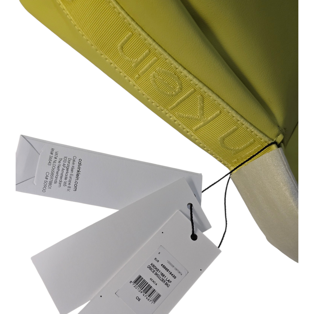 Bolso de Hombro Calvin Klein Gracie - Amarillo Vibrante