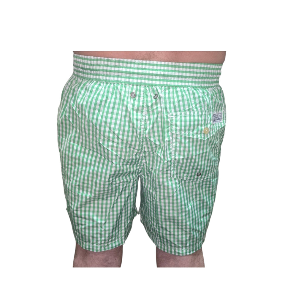 Bañador Polo Ralph Lauren Traveler - Cuadros Vichy Verde
