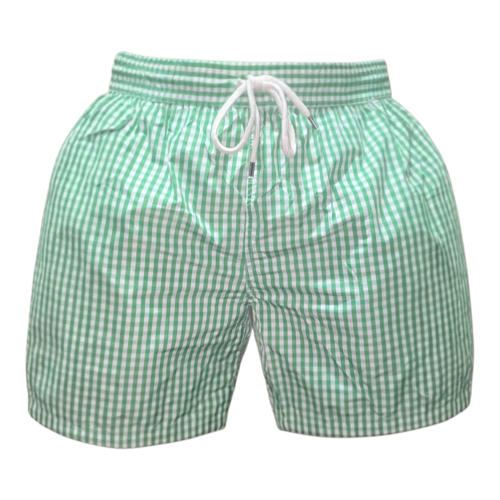 Bañador Polo Ralph Lauren Traveler - Cuadros Vichy Verde