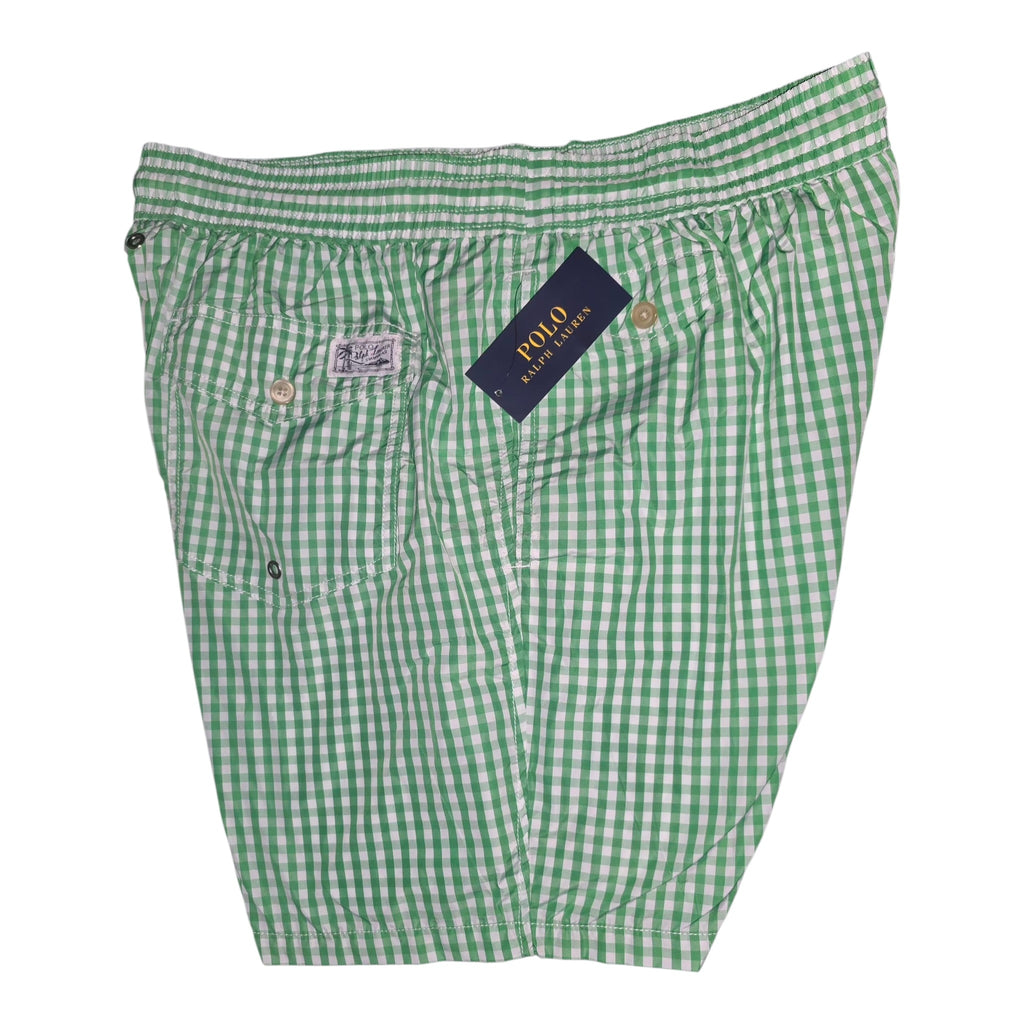 Bañador Polo Ralph Lauren Traveler - Cuadros Vichy Verde