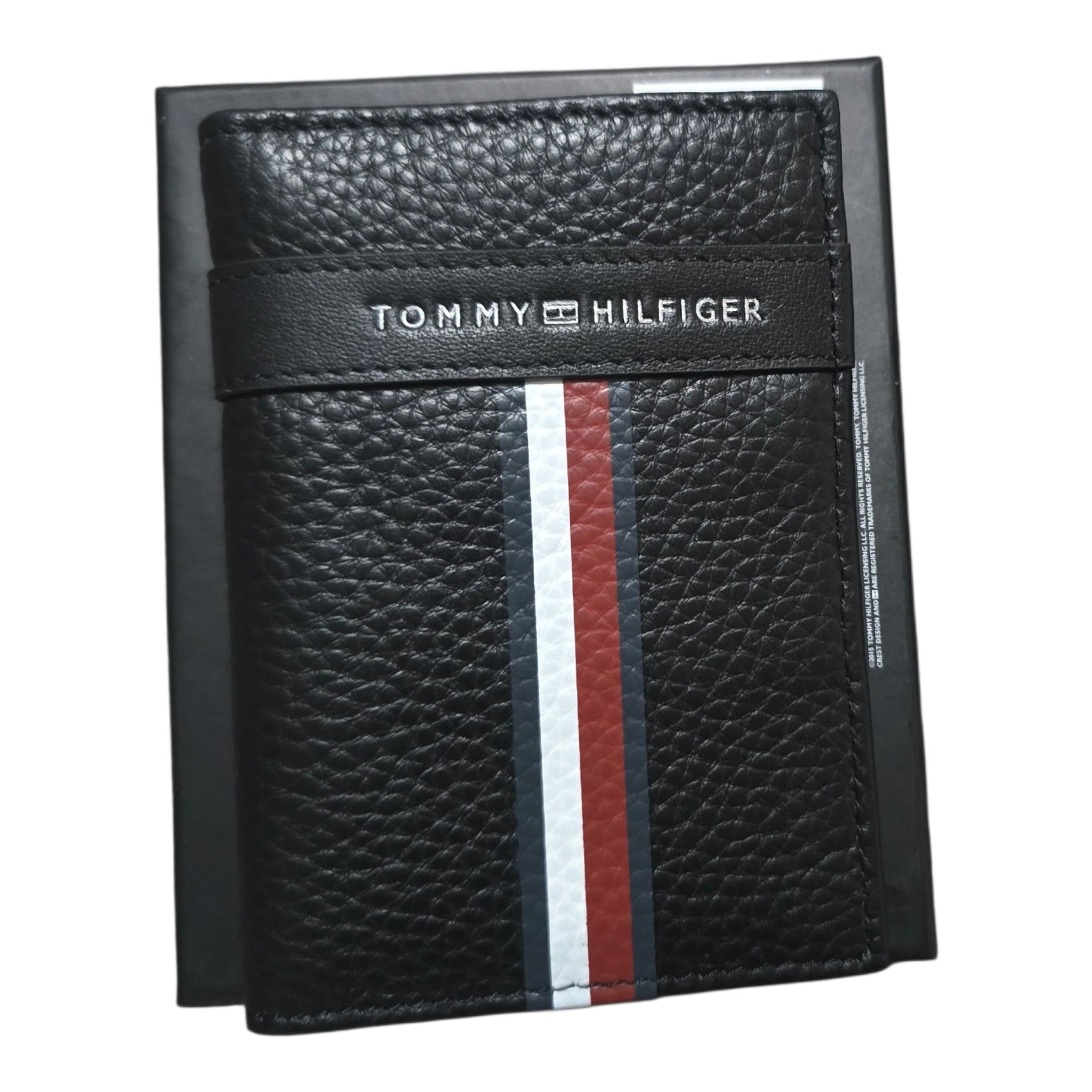 Cartera Tommy Hilfiger Corporate Leather Mini - Black