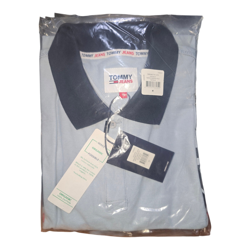 Polo Tommy Jeans Bold Graphic- Azul Claro