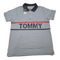 Polo Tommy Jeans Bold Graphic- Azul Claro