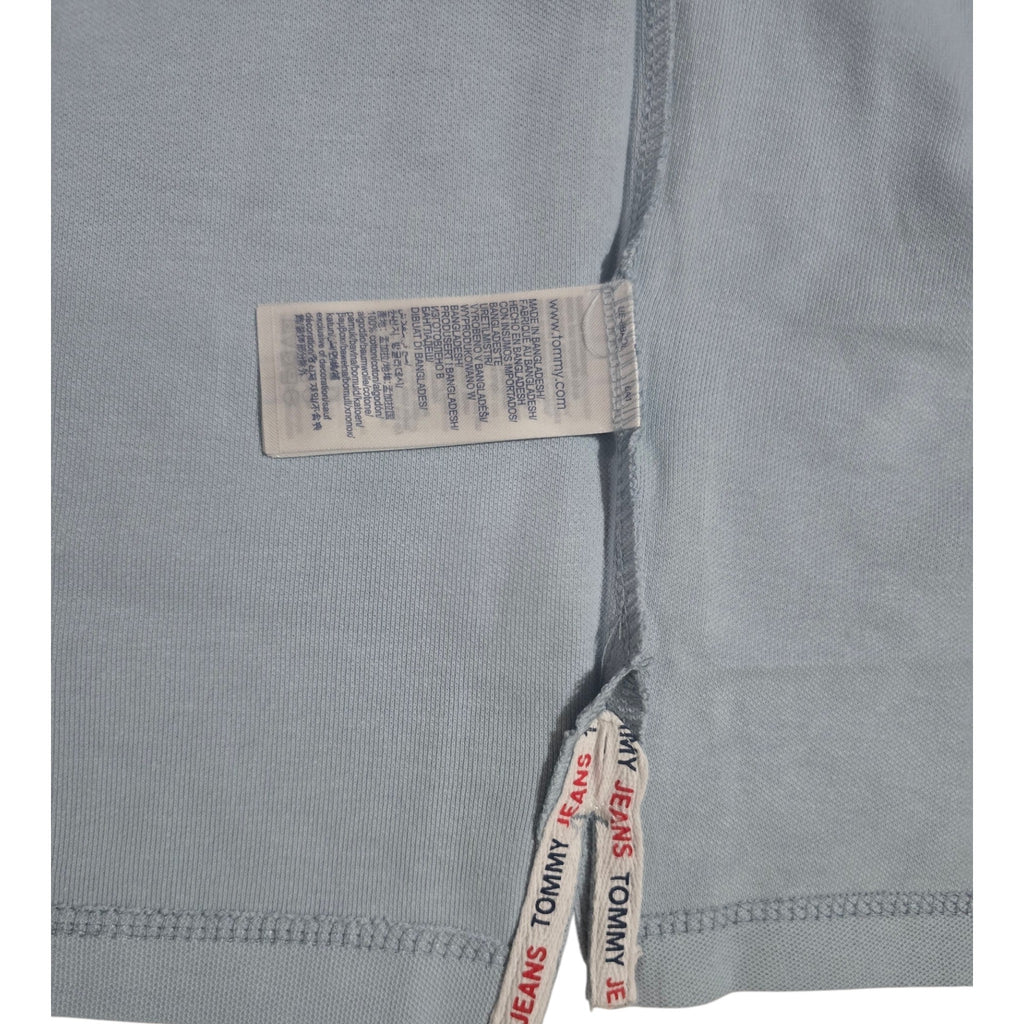 Polo Tommy Jeans Bold Graphic- Azul Claro