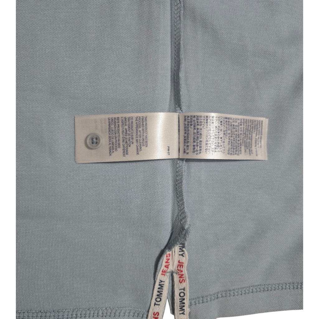 Polo Tommy Jeans Bold Graphic- Azul Claro