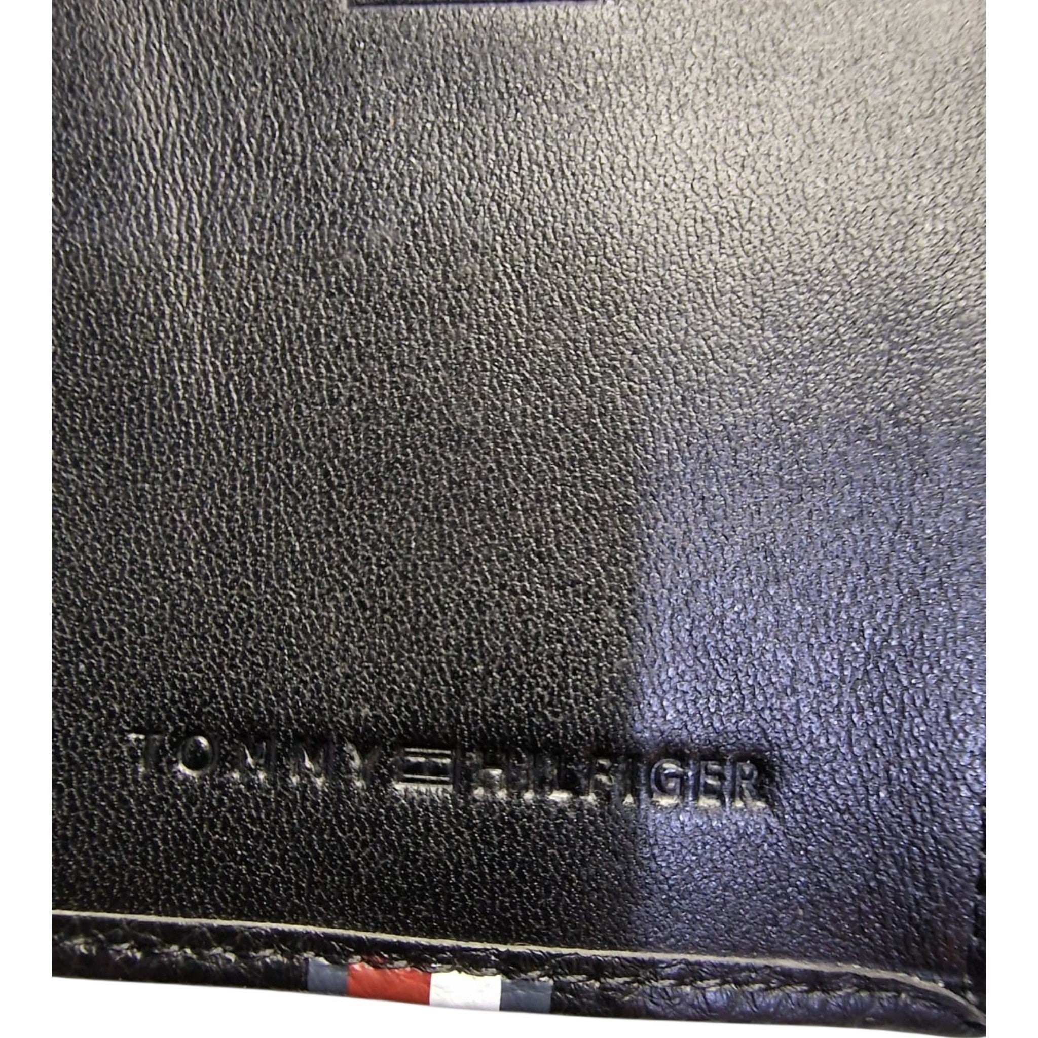 Cartera Tommy Hilfiger Corporate Leather Mini - Black