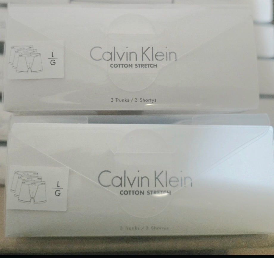 Calzoncillo Pack de 3 Bóxers Calvin Klein Cotton Stretch – Blanco Clásico