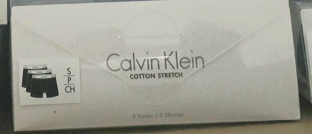Calzoncillo Packs de Bóxers Clásicos Calvin Klein (3 Unidades) – Negro