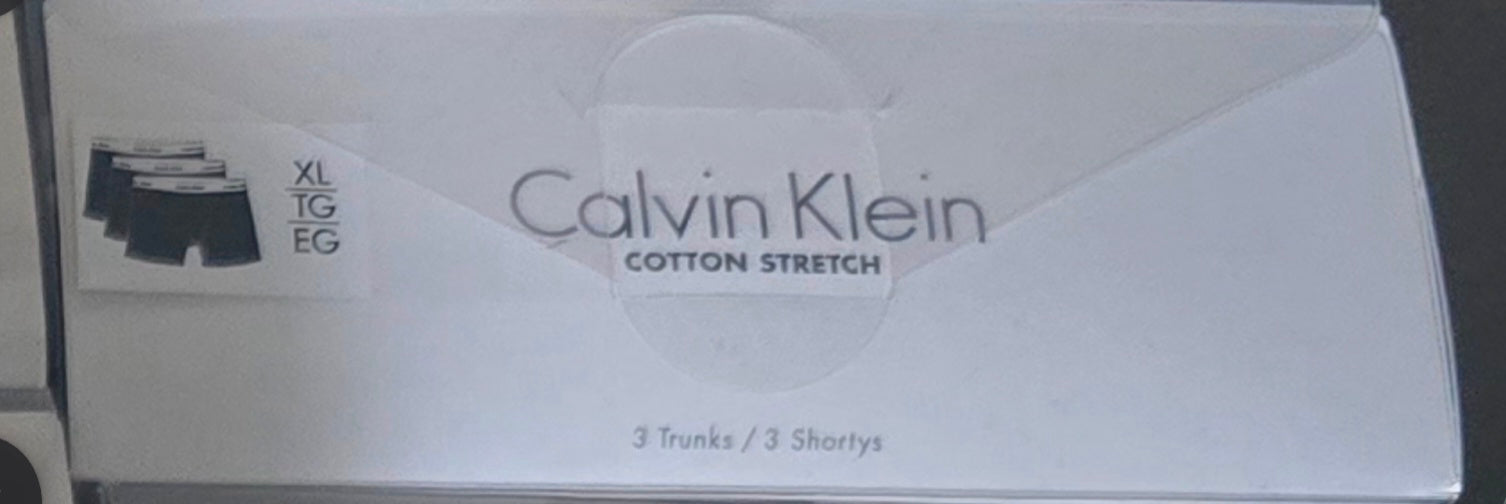 Calzoncillo Packs de Bóxers Clásicos Calvin Klein (3 Unidades) – Negro