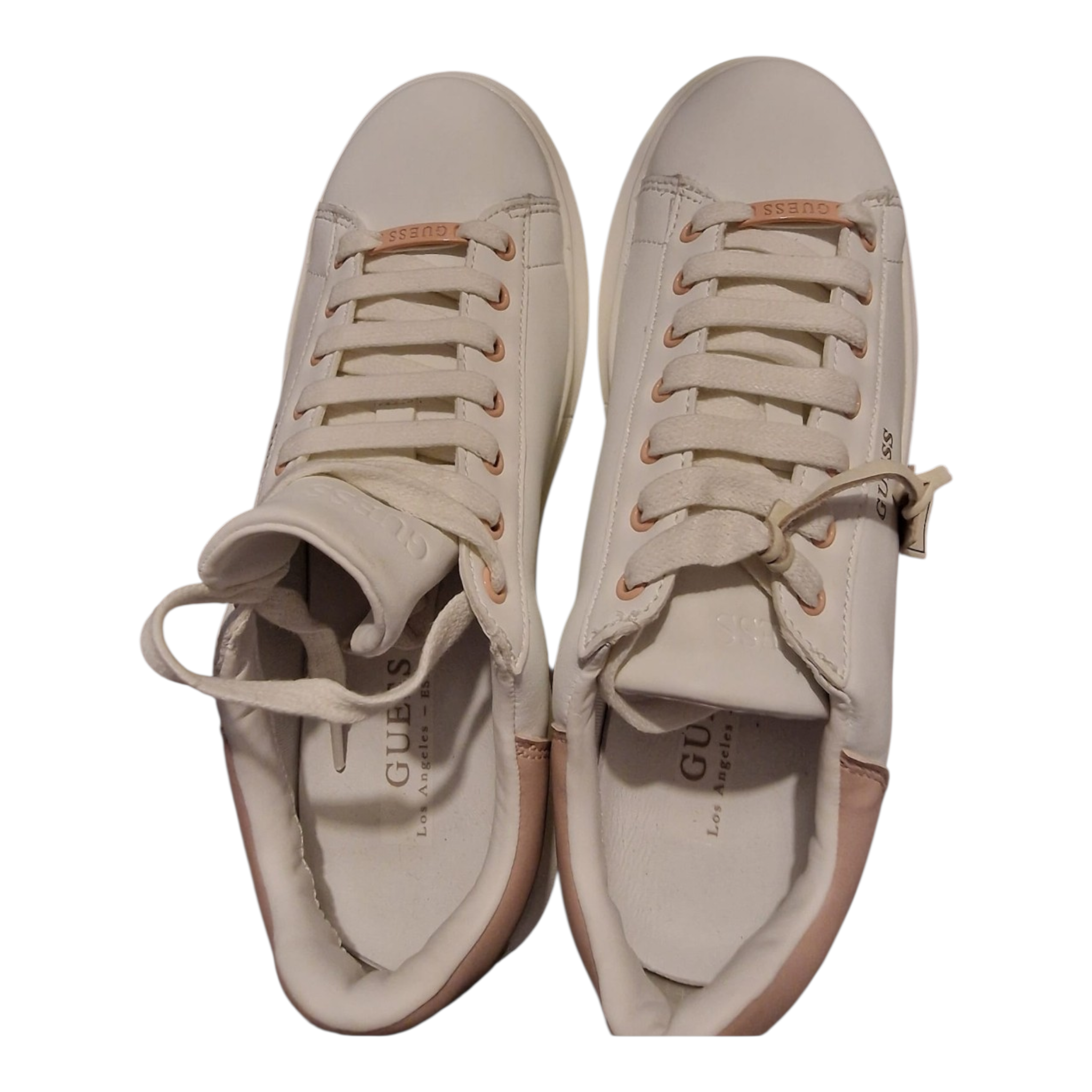 Zapatillas Guess Salerno – White & Rose Edition/ NUEVAS SIN ESTRENAR SIN CAJA