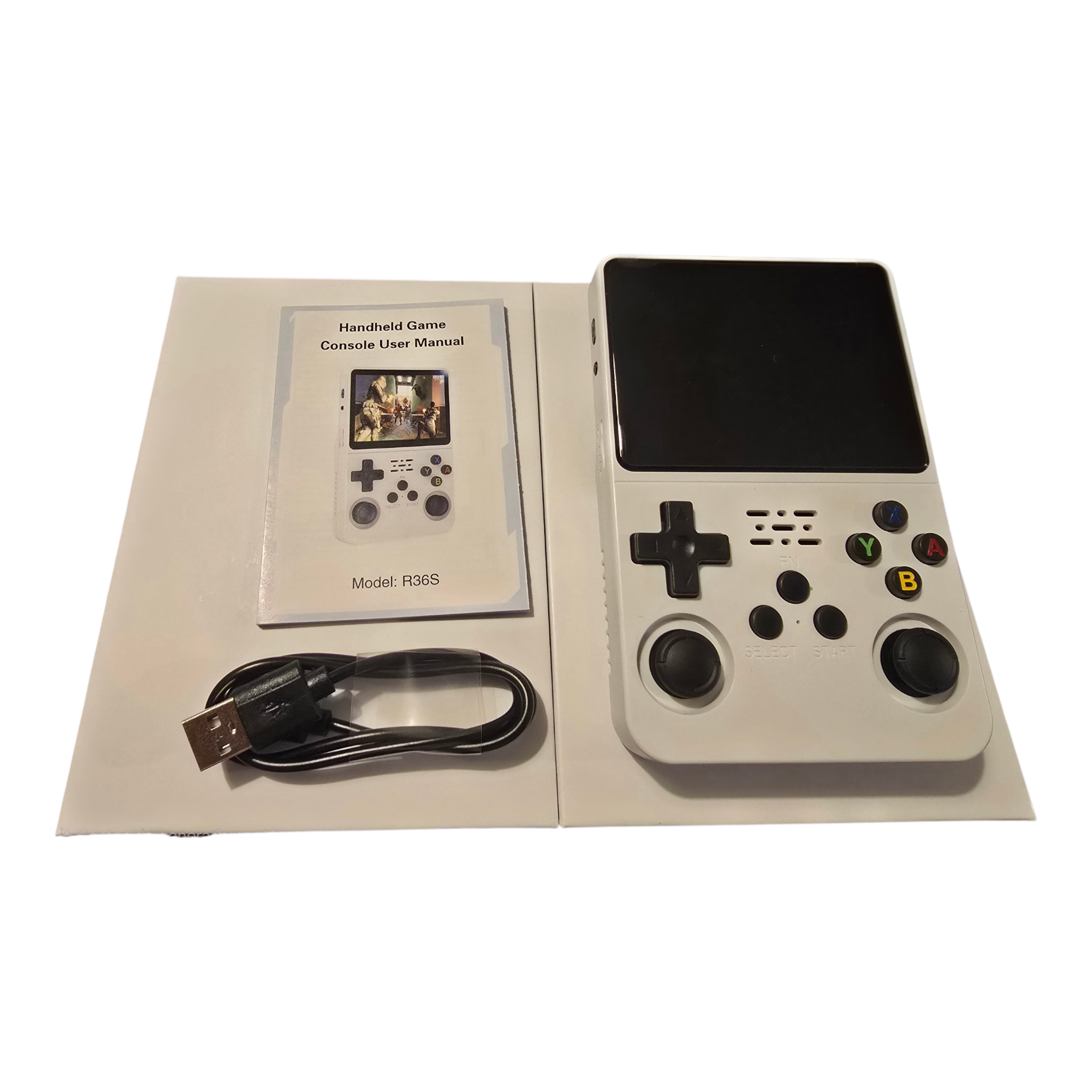 CONSOLA GAME MASTER R36S/CON MAS 22MIL JUEGOS PREINSTALADOS