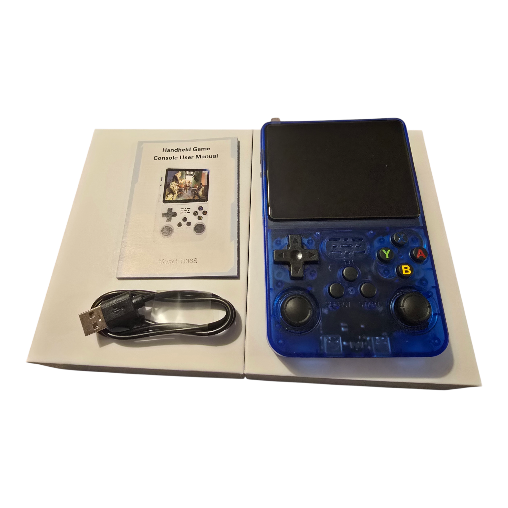 CONSOLA GAME MASTER R36S/CON MAS 22MIL JUEGOS PREINSTALADOS