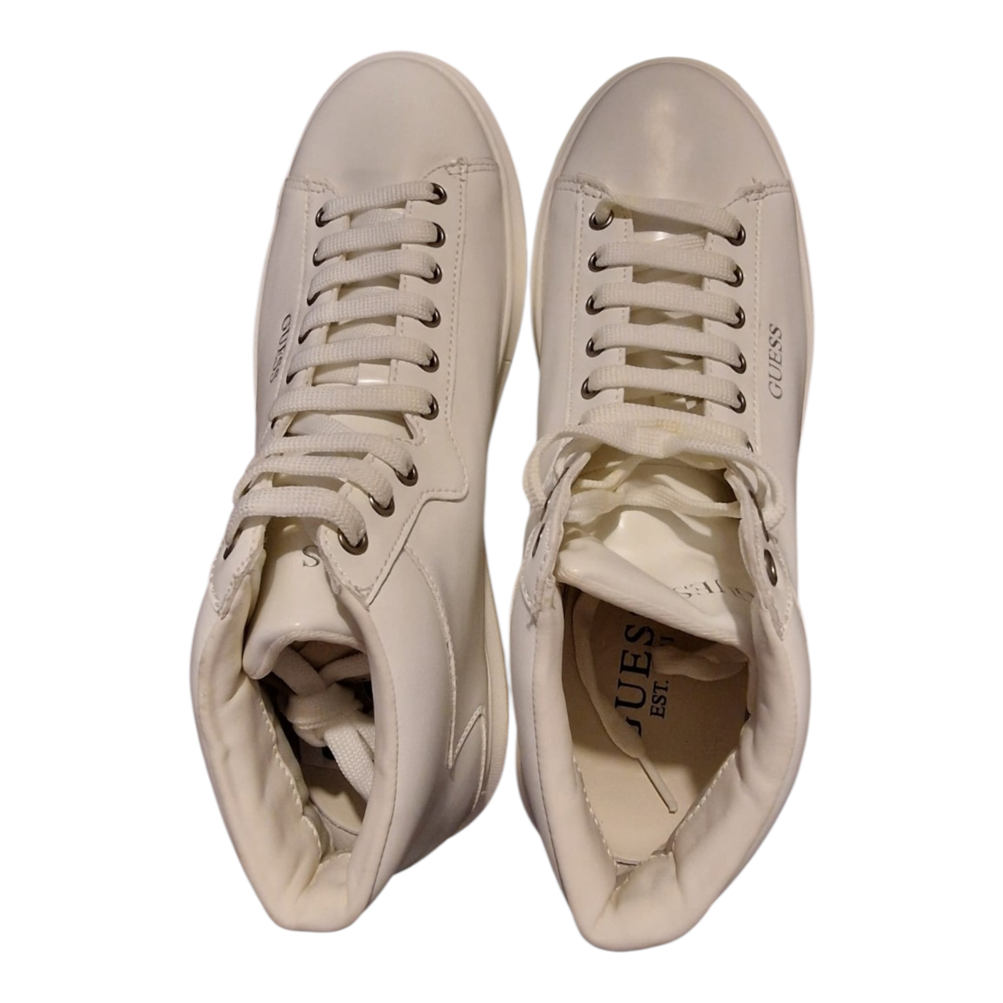 Zapatillas Guess Salerno Mid – White Edition/ NUEVAS SIN ESTRENAR SIN CAJA