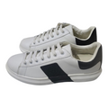 Zapatillas Guess Salerno - Blanco con Franja Negra y Logo León (Hombre)/ NUEVAS SIN ESTRENAR SIN CAJA
