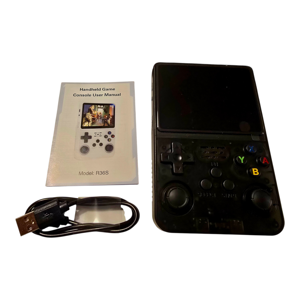 CONSOLA GAME MASTER R36S/CON MAS 22MIL JUEGOS PREINSTALADOS