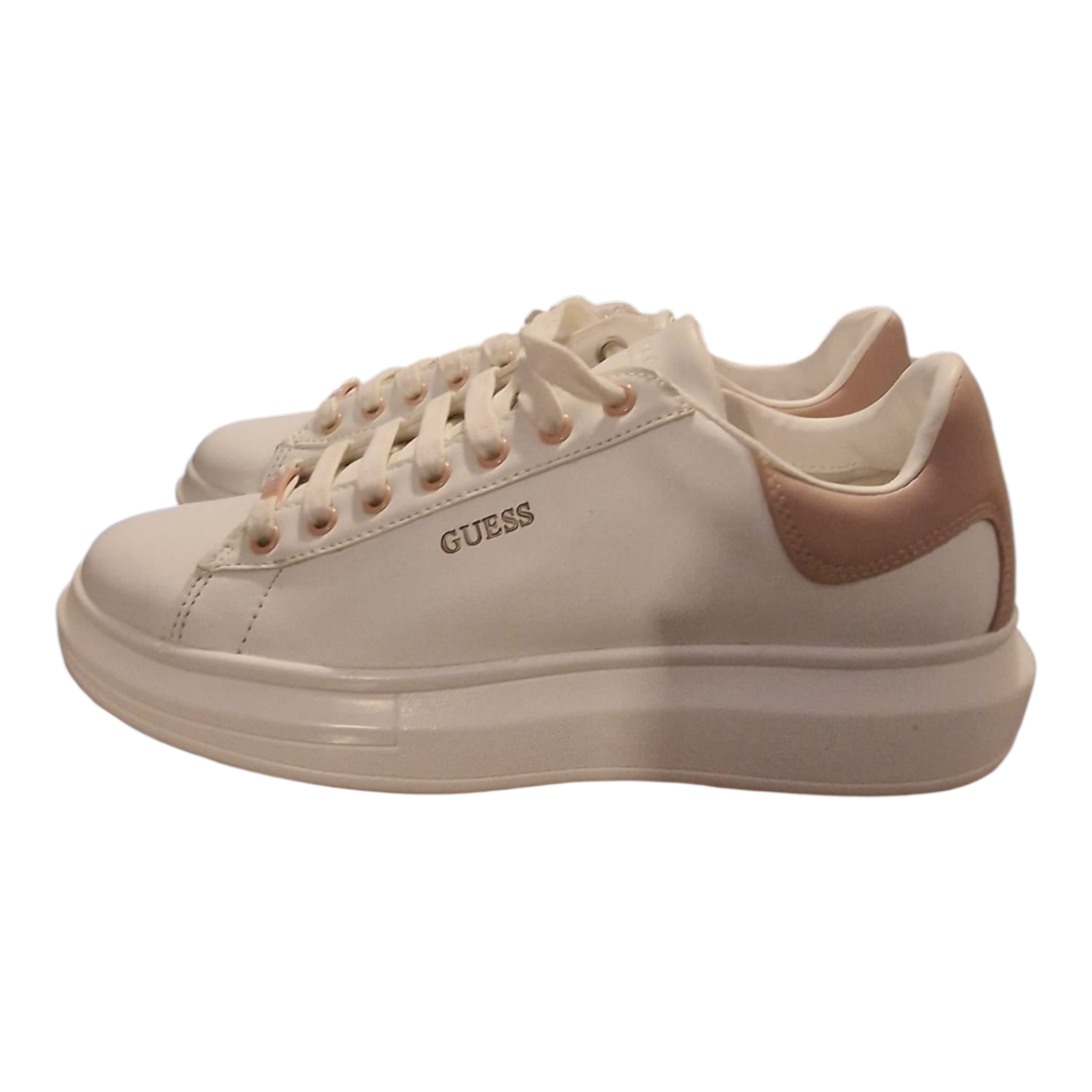 Zapatillas Guess Salerno – White & Rose Edition/ NUEVAS SIN ESTRENAR SIN CAJA