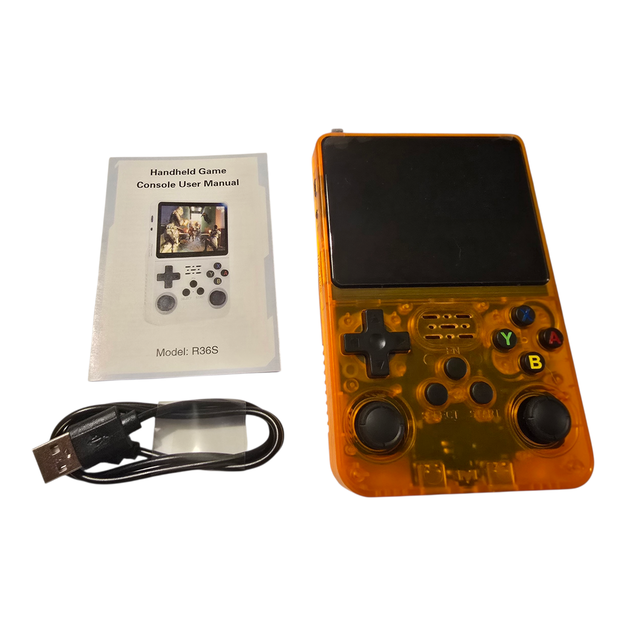 CONSOLA GAME MASTER R36S/CON MAS 22MIL JUEGOS PREINSTALADOS