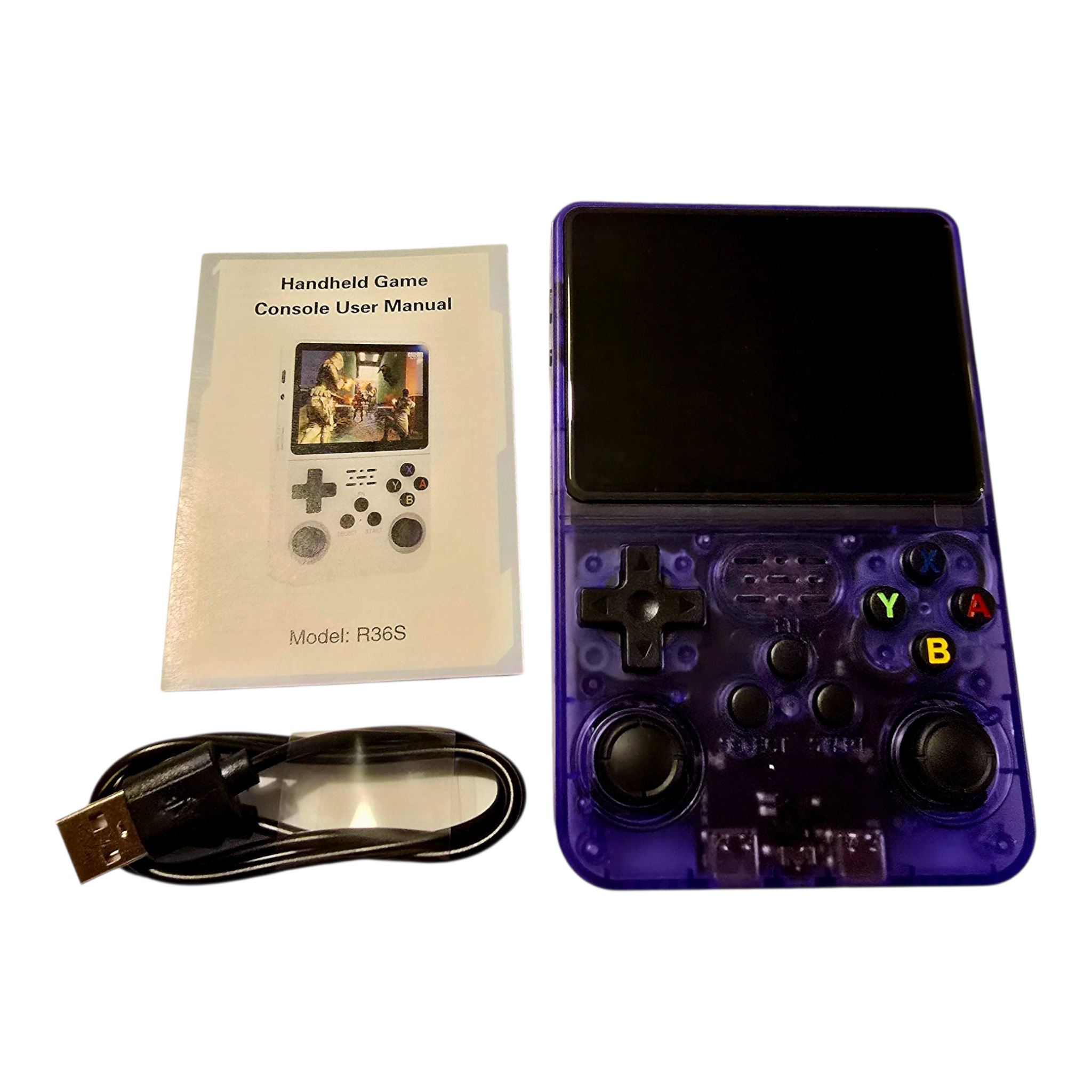CONSOLA GAME MASTER R36S/CON MAS 22MIL JUEGOS PREINSTALADOS